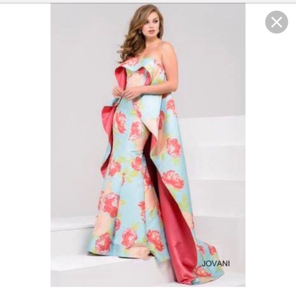 Brand new Jovani floral dress size 2